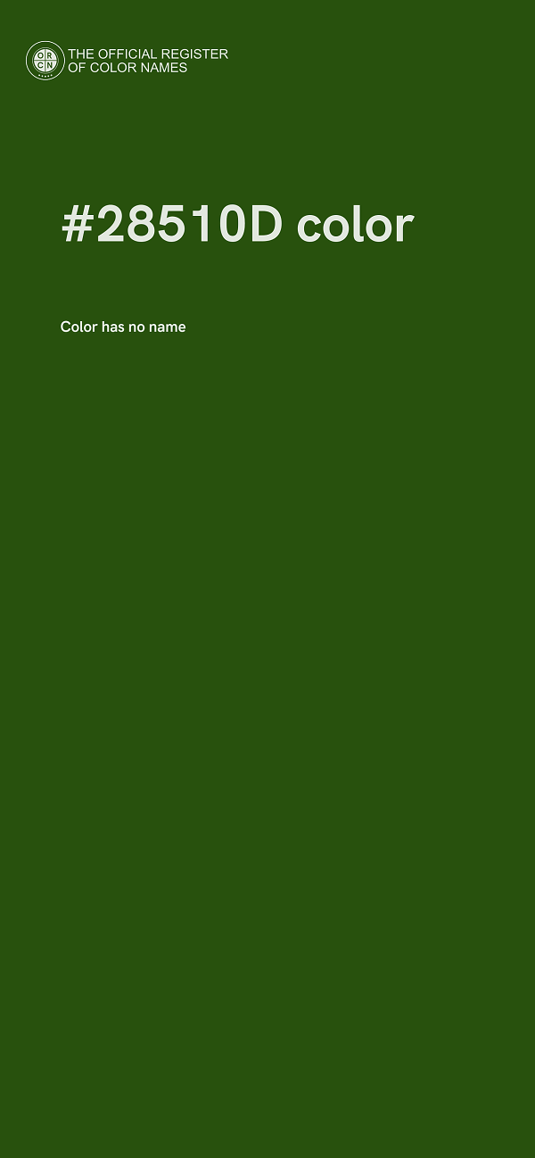 #28510D color image