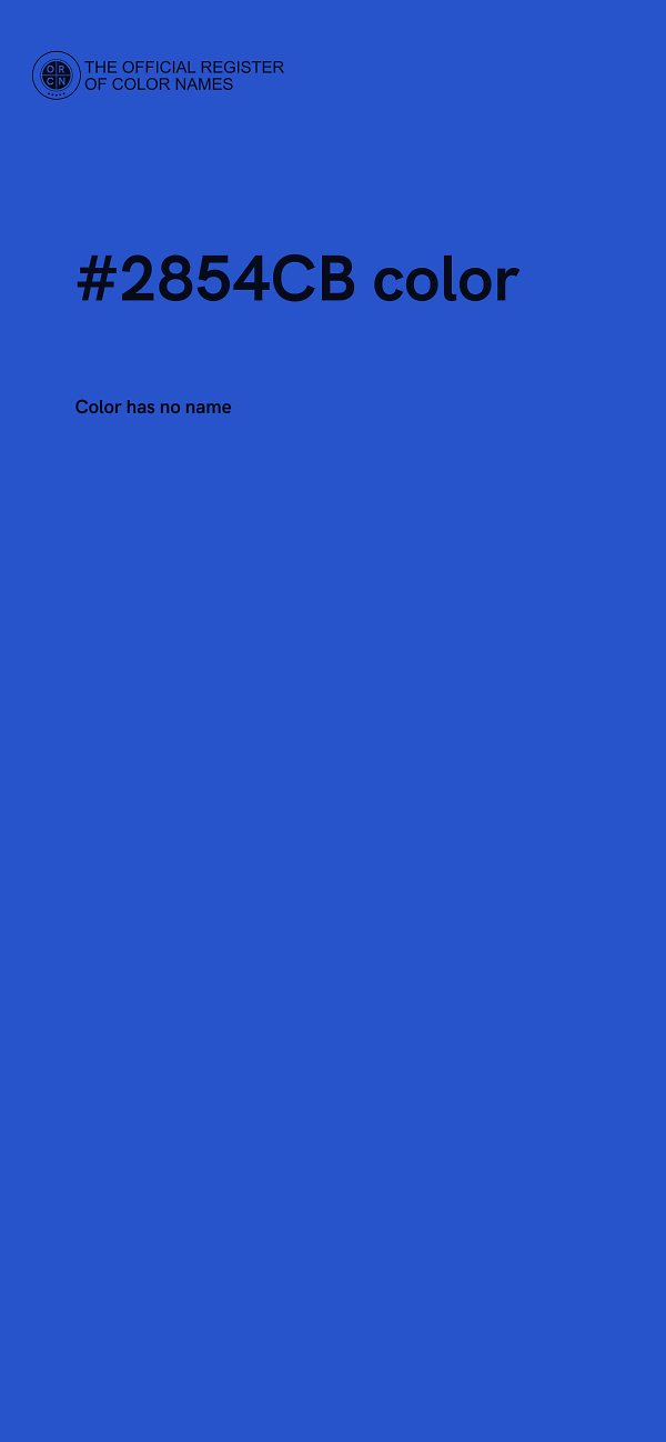 #2854CB color image