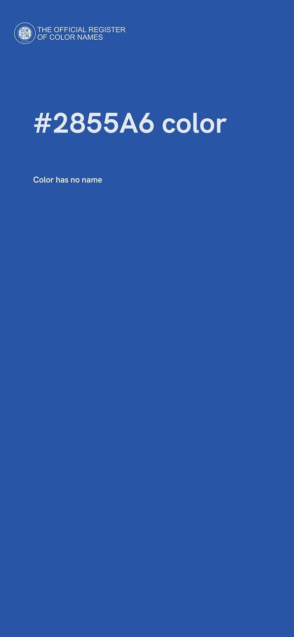 #2855A6 color image