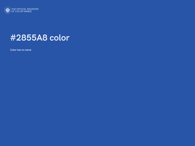 #2855A8 color image