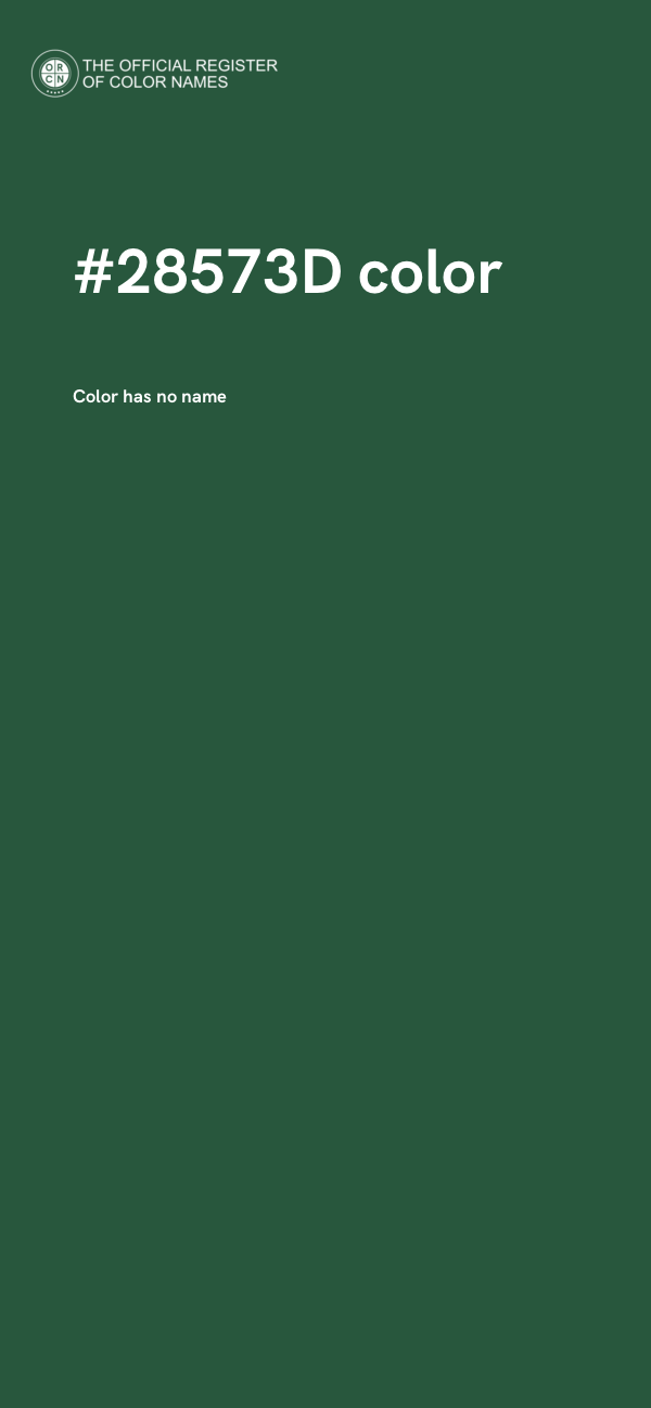 #28573D color image