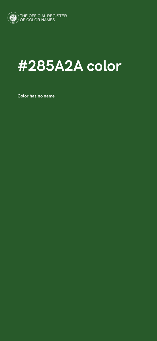 #285A2A color image