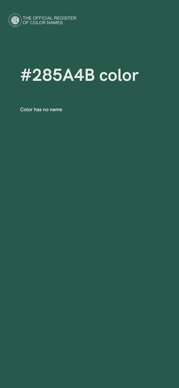 #285A4B color image