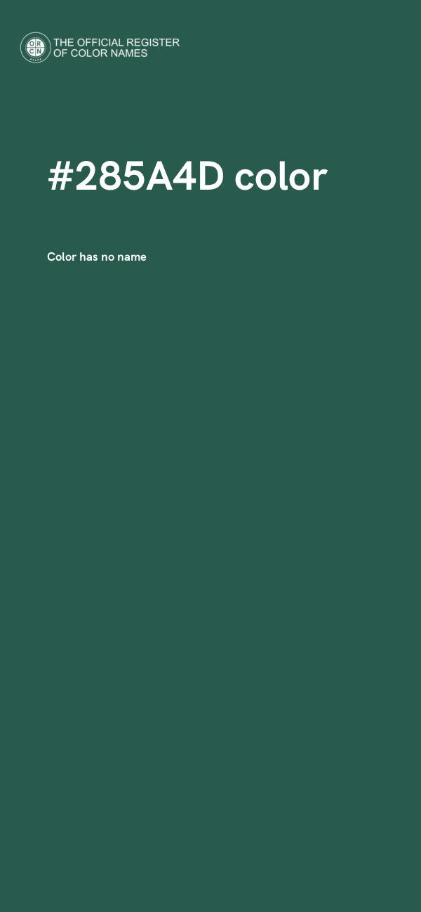 #285A4D color image