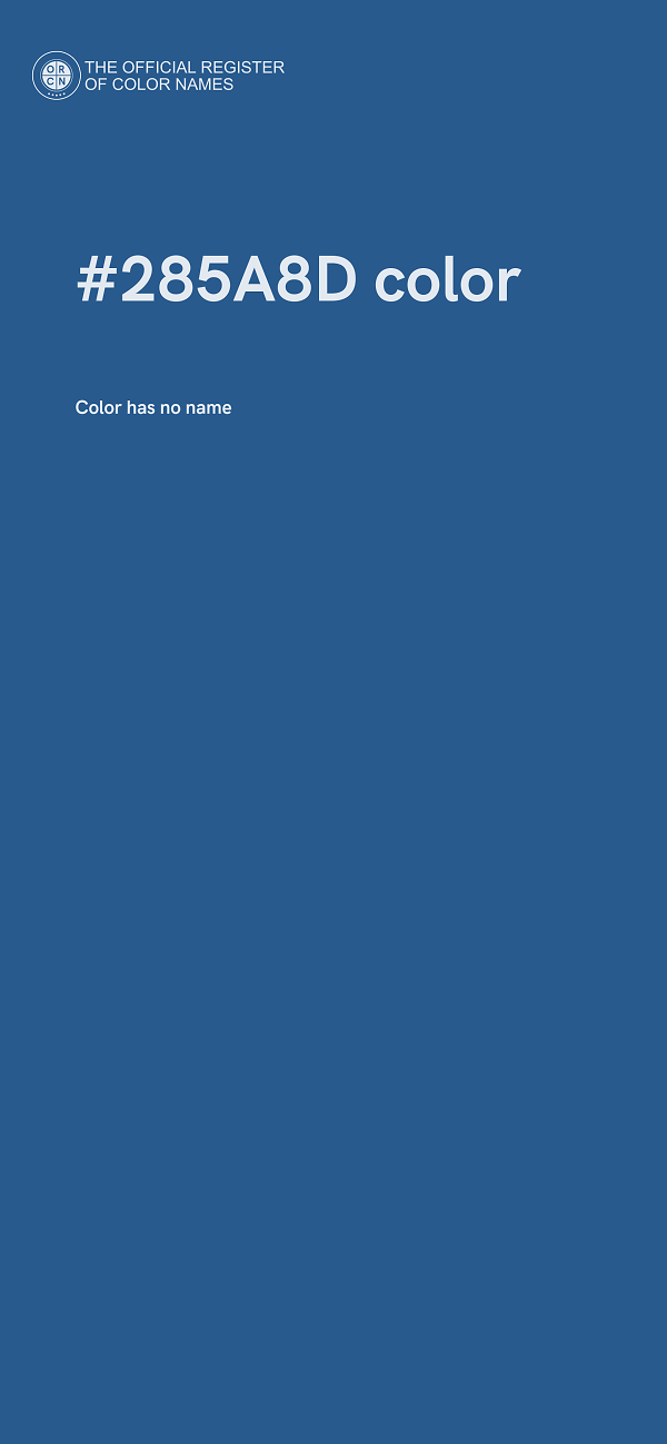 #285A8D color image