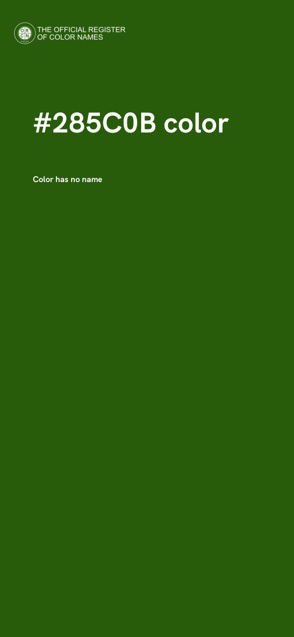 #285C0B color image