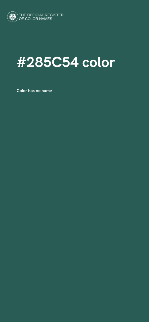 #285C54 color image