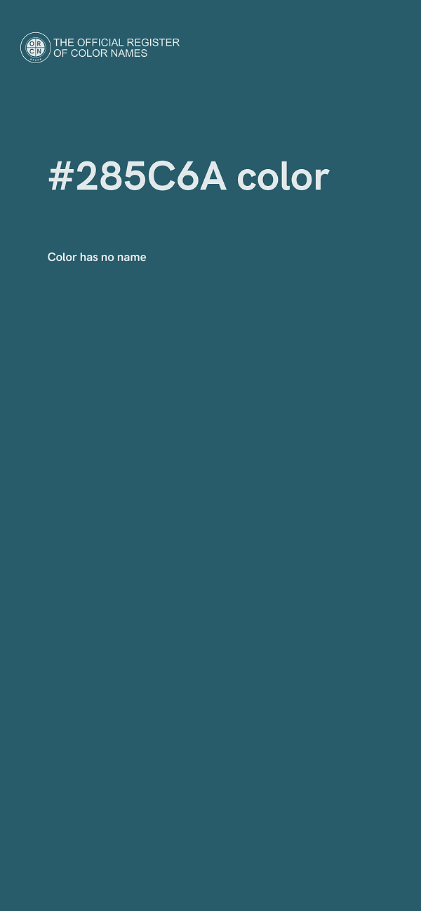 #285C6A color image