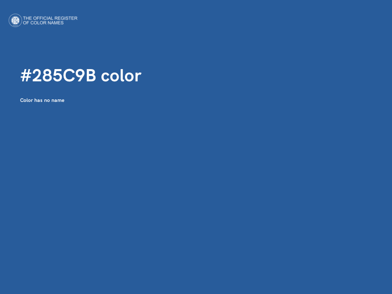 #285C9B color image