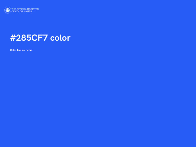 #285CF7 color image