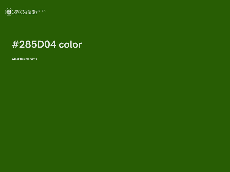 #285D04 color image