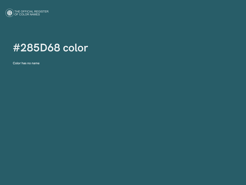 #285D68 color image