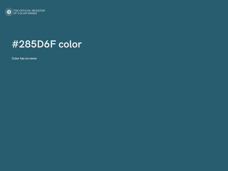 #285D6F color image