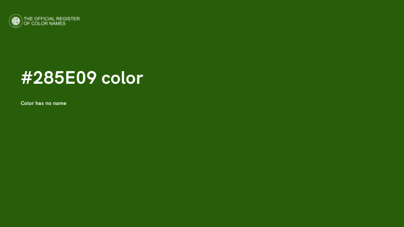 #285E09 color image