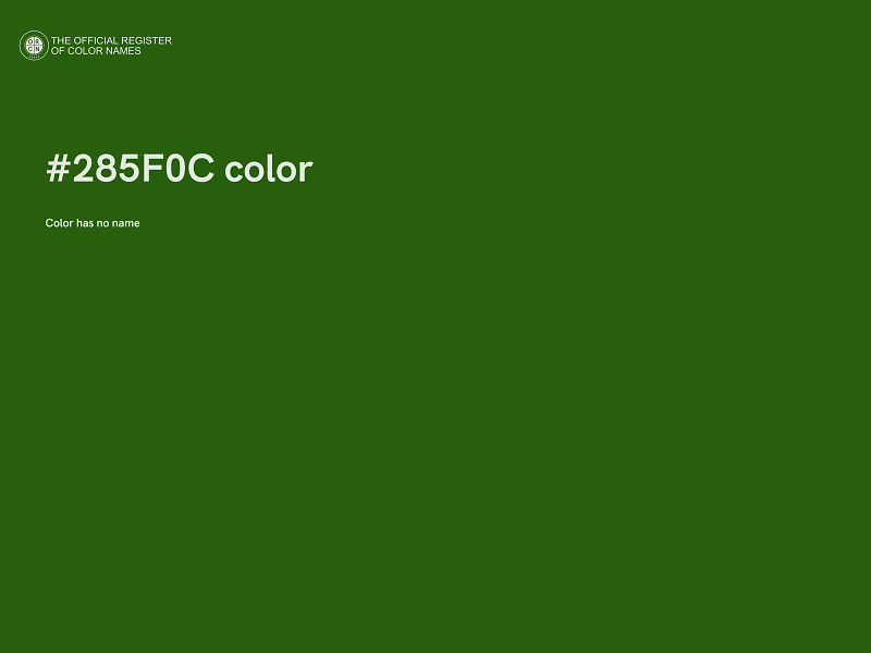 #285F0C color image