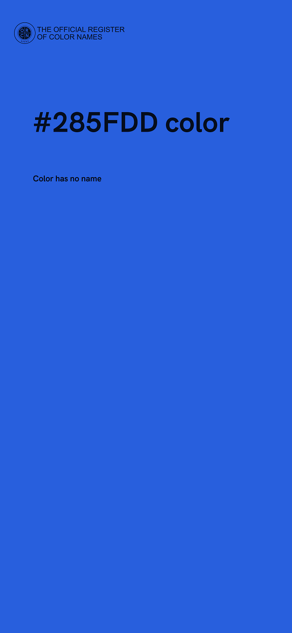 #285FDD color image