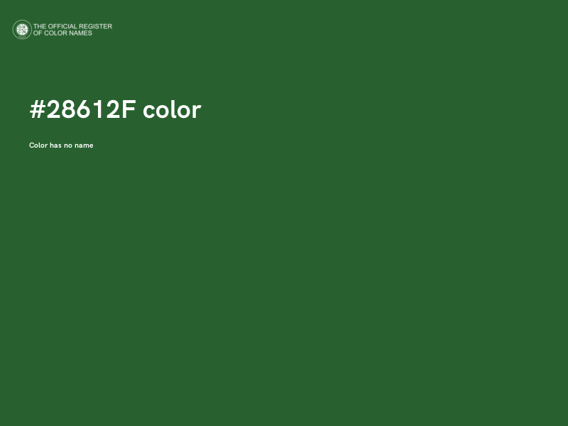 #28612F color image