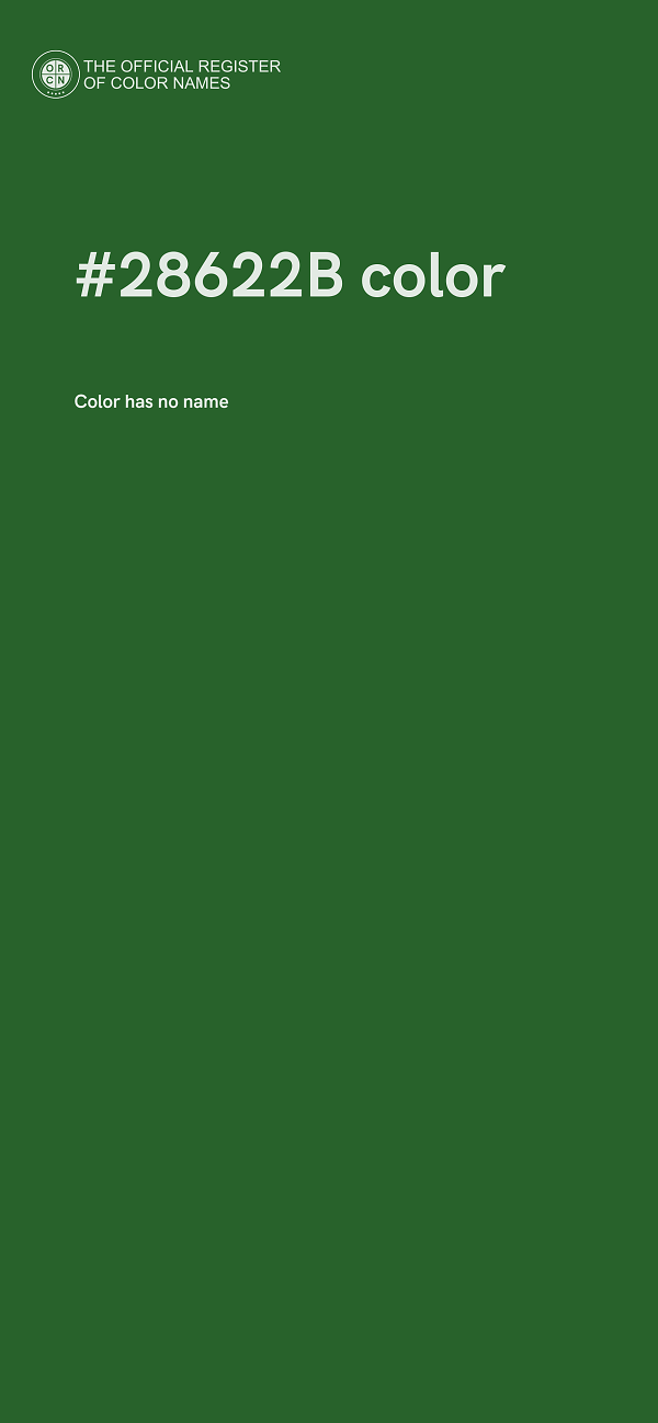 #28622B color image