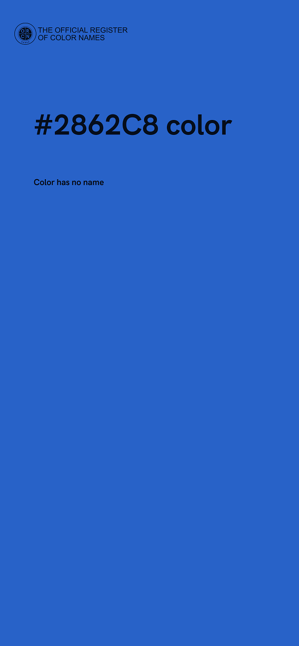 #2862C8 color image