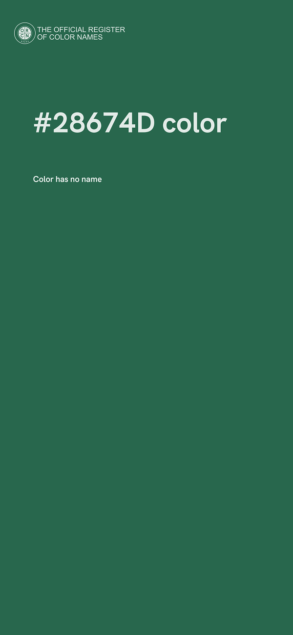 #28674D color image