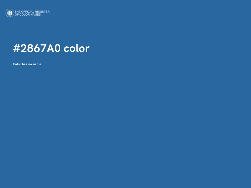 #2867A0 color image