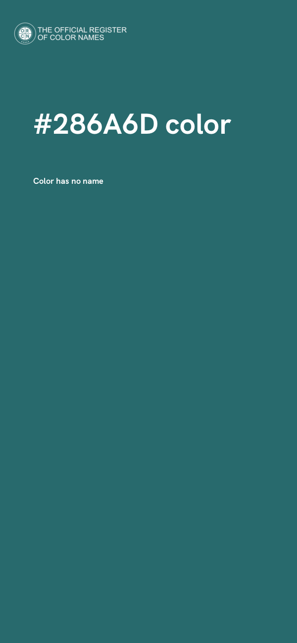 #286A6D color image