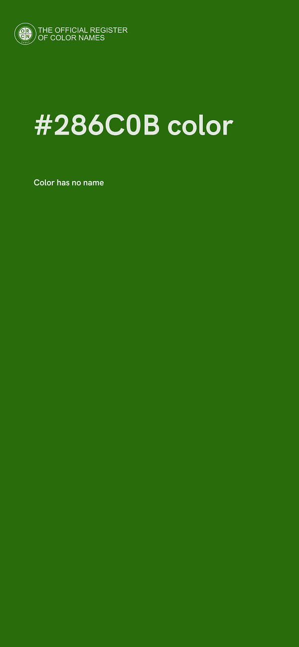 #286C0B color image