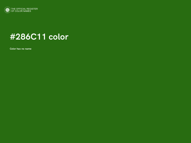 #286C11 color image