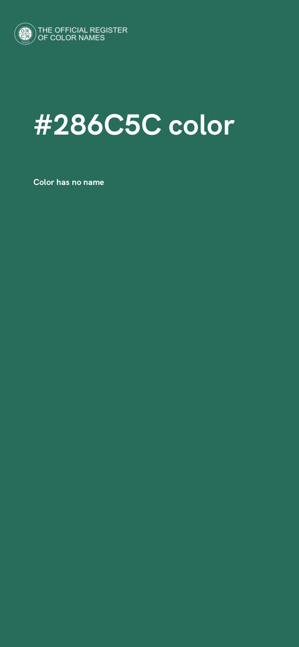 #286C5C color image