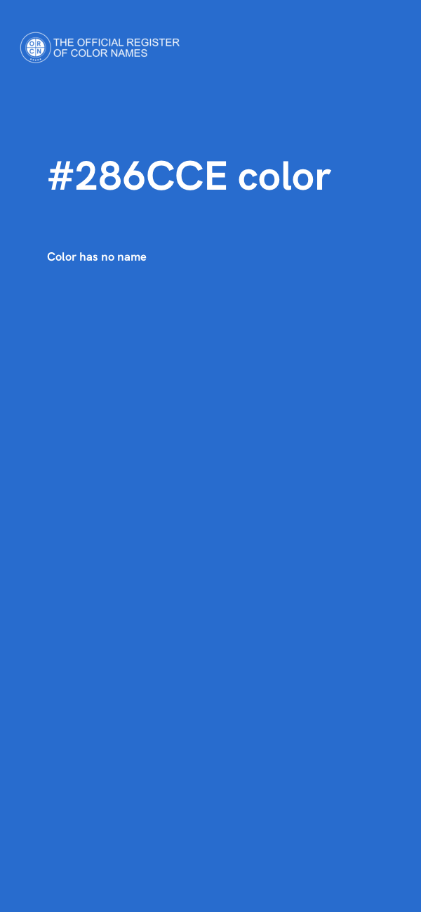 #286CCE color image