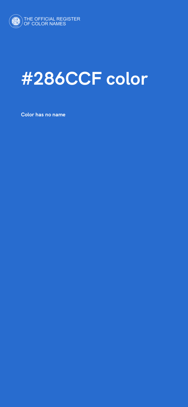#286CCF color image