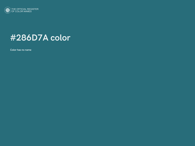 #286D7A color image