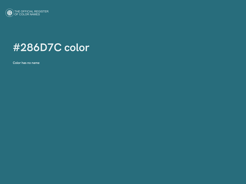 #286D7C color image