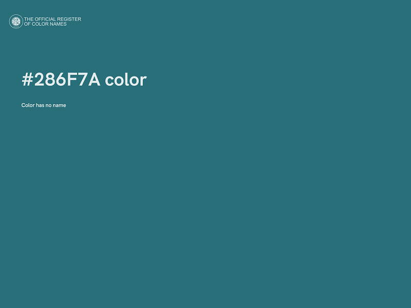 #286F7A color image