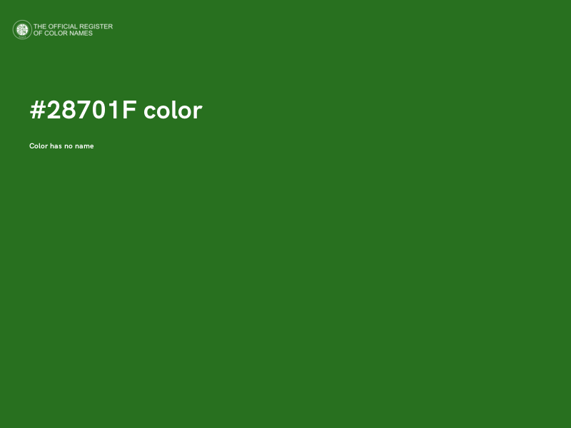 #28701F color image