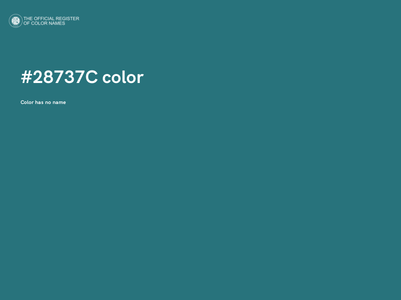 #28737C color image