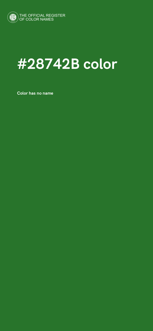 #28742B color image