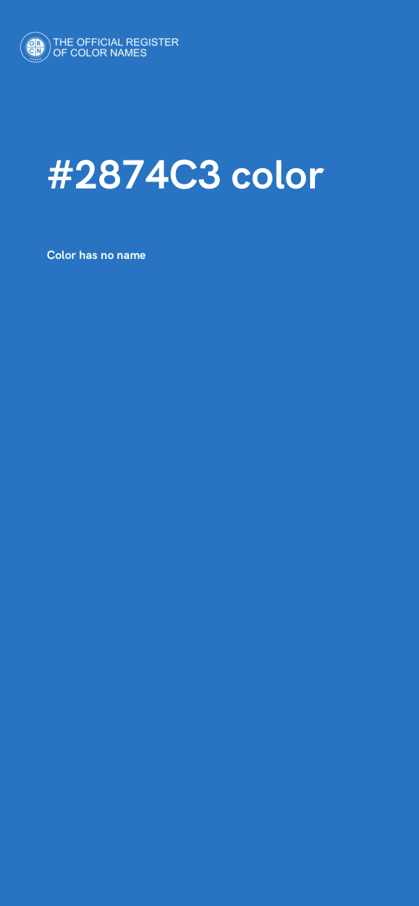 #2874C3 color image