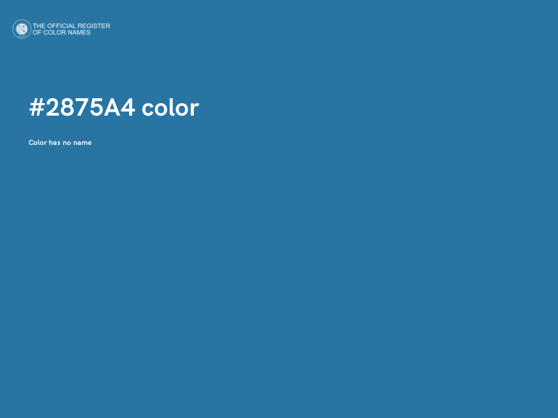 #2875A4 color image