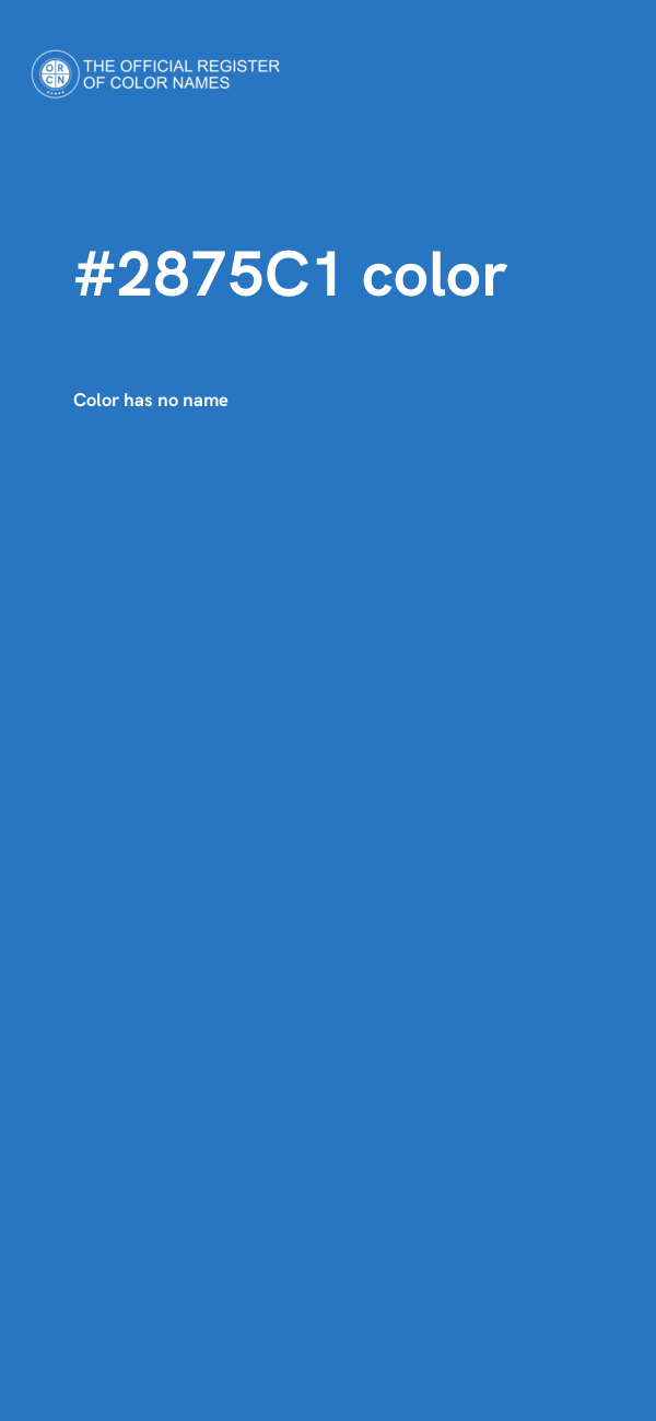 #2875C1 color image