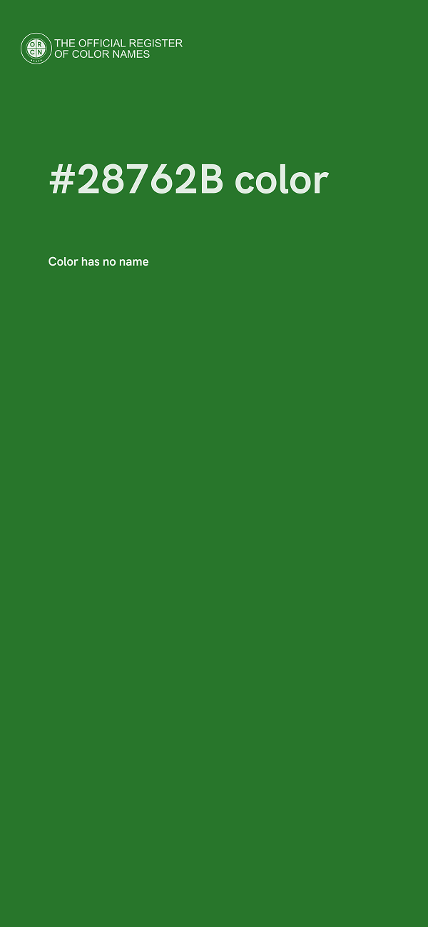 #28762B color image