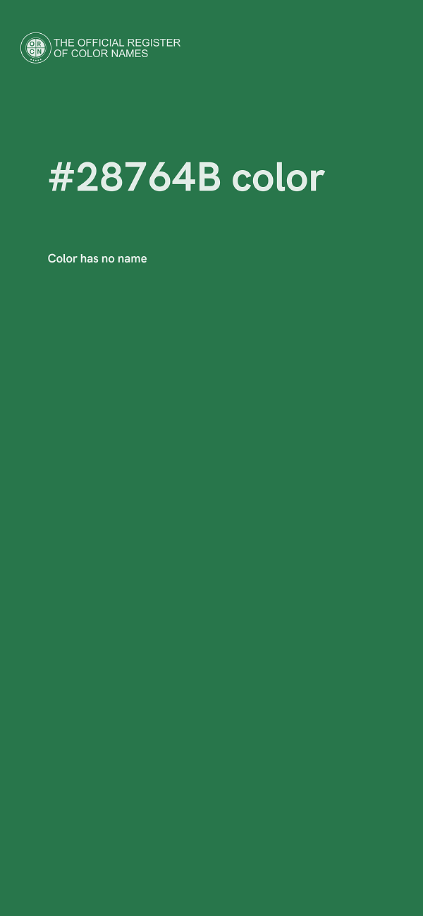 #28764B color image