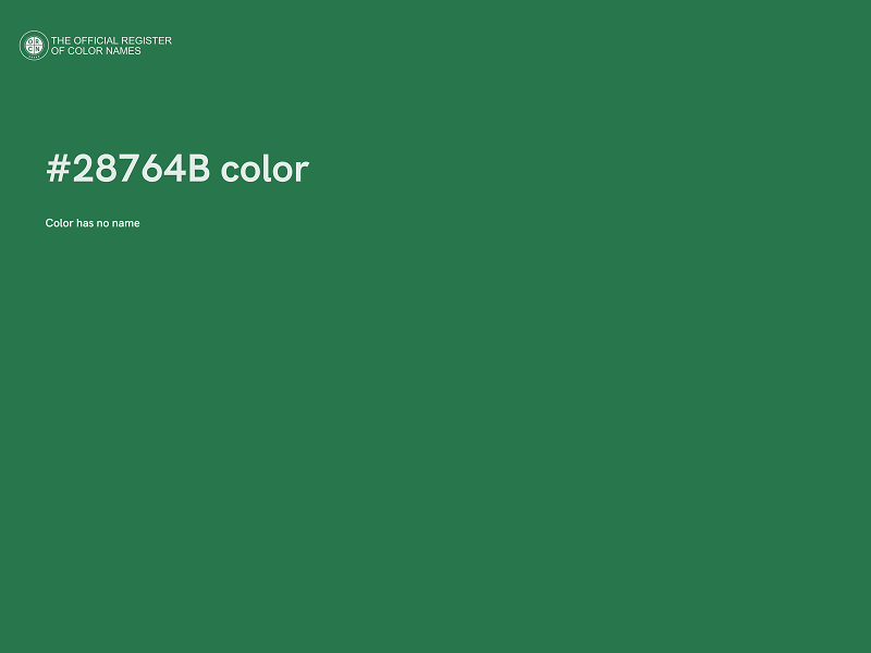 #28764B color image