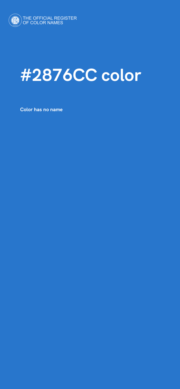 #2876CC color image