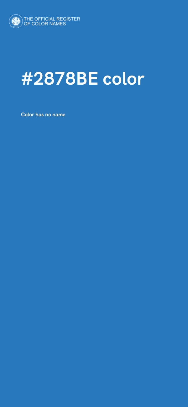 #2878BE color image