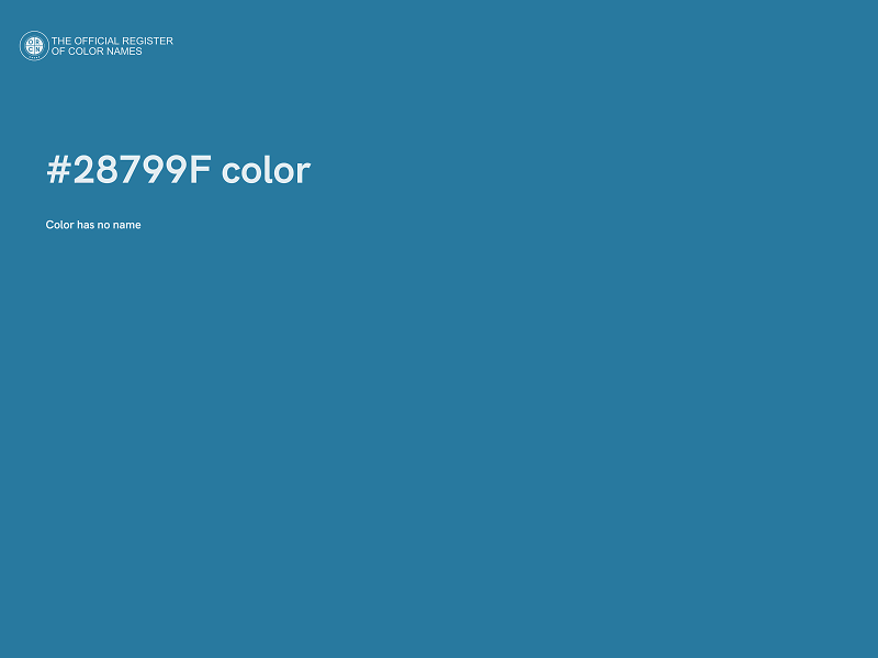 #28799F color image