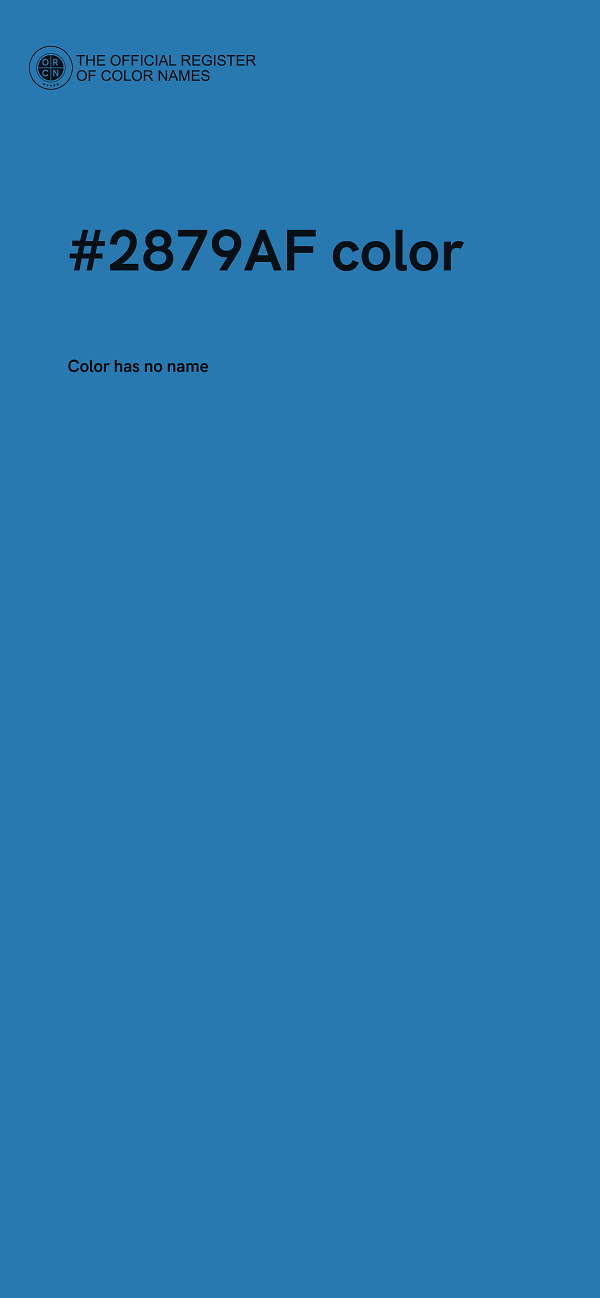 #2879AF color image