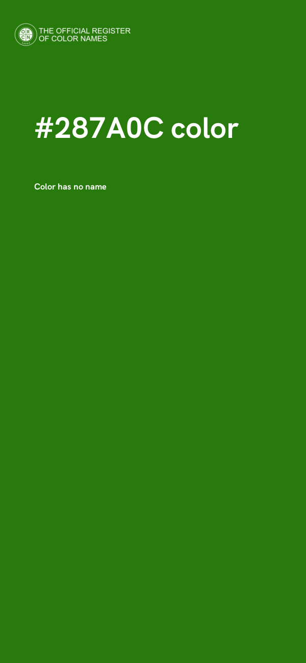 #287A0C color image