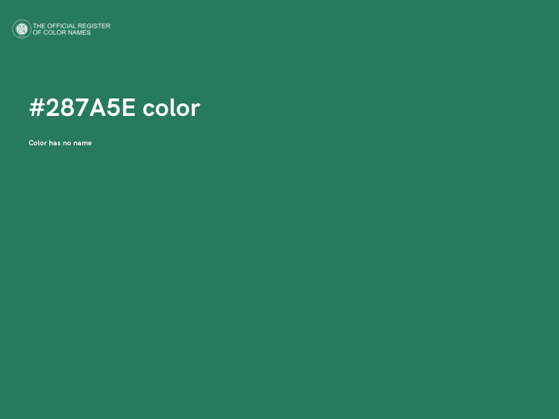 #287A5E color image