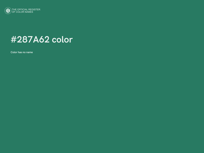 #287A62 color image